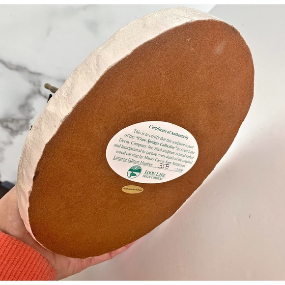 Loon Lake Decoy Co Santa Feeding Birds Sculpture Figurine Sam Nottleman Ltd - Picture 4 of 14